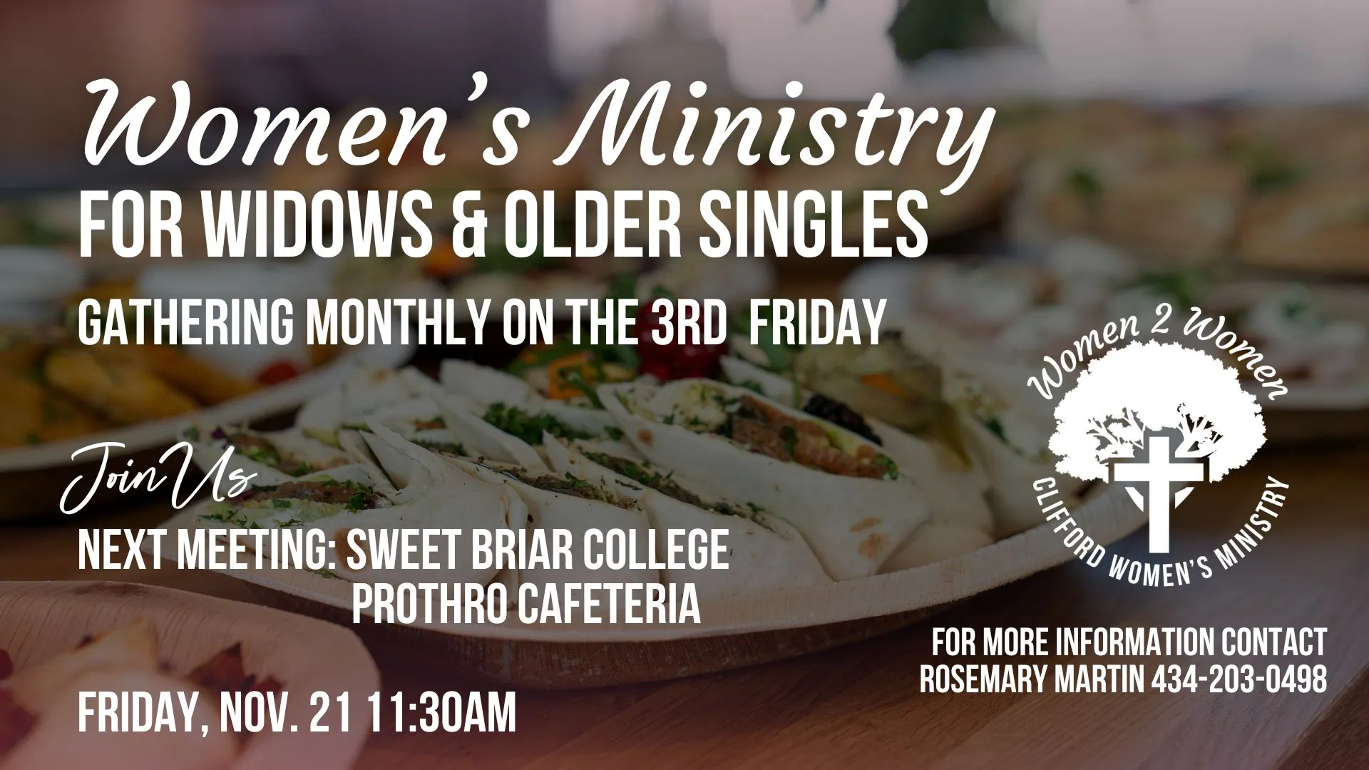 Widows & Singles Ministry-NOV 25