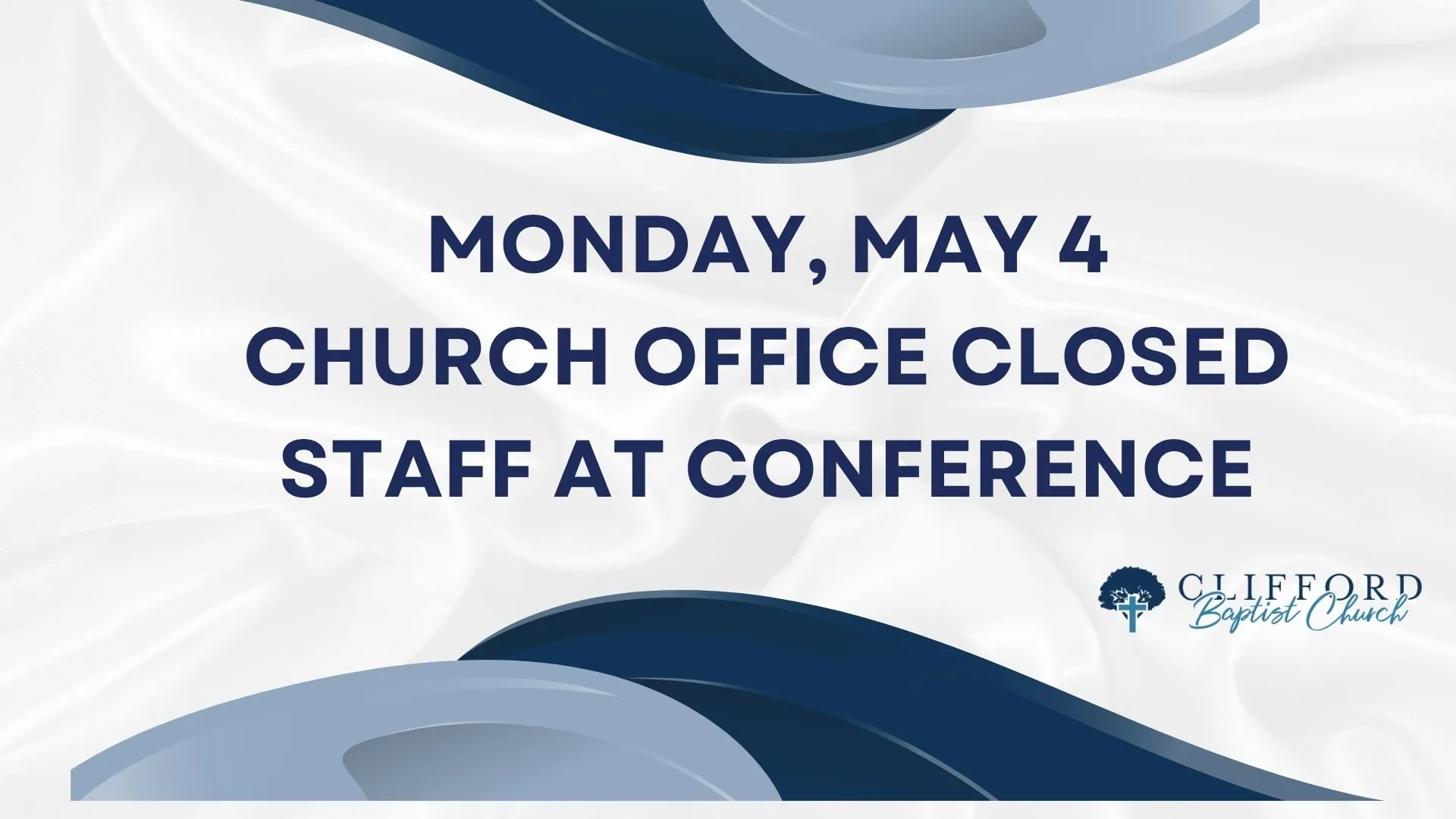 OFFICE CLOSED SLIDE MAY 4