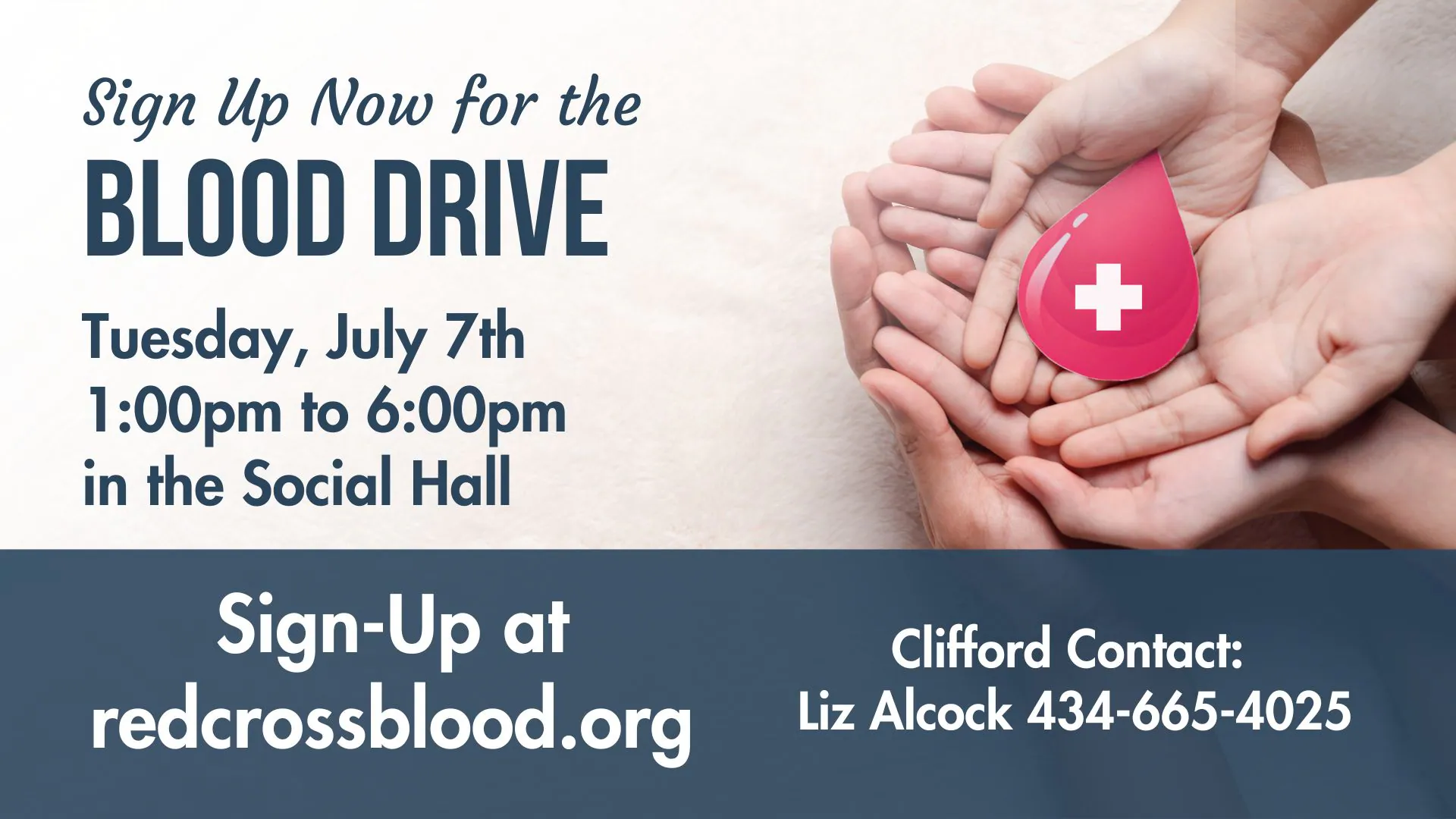 Blood Drive Slide 2026