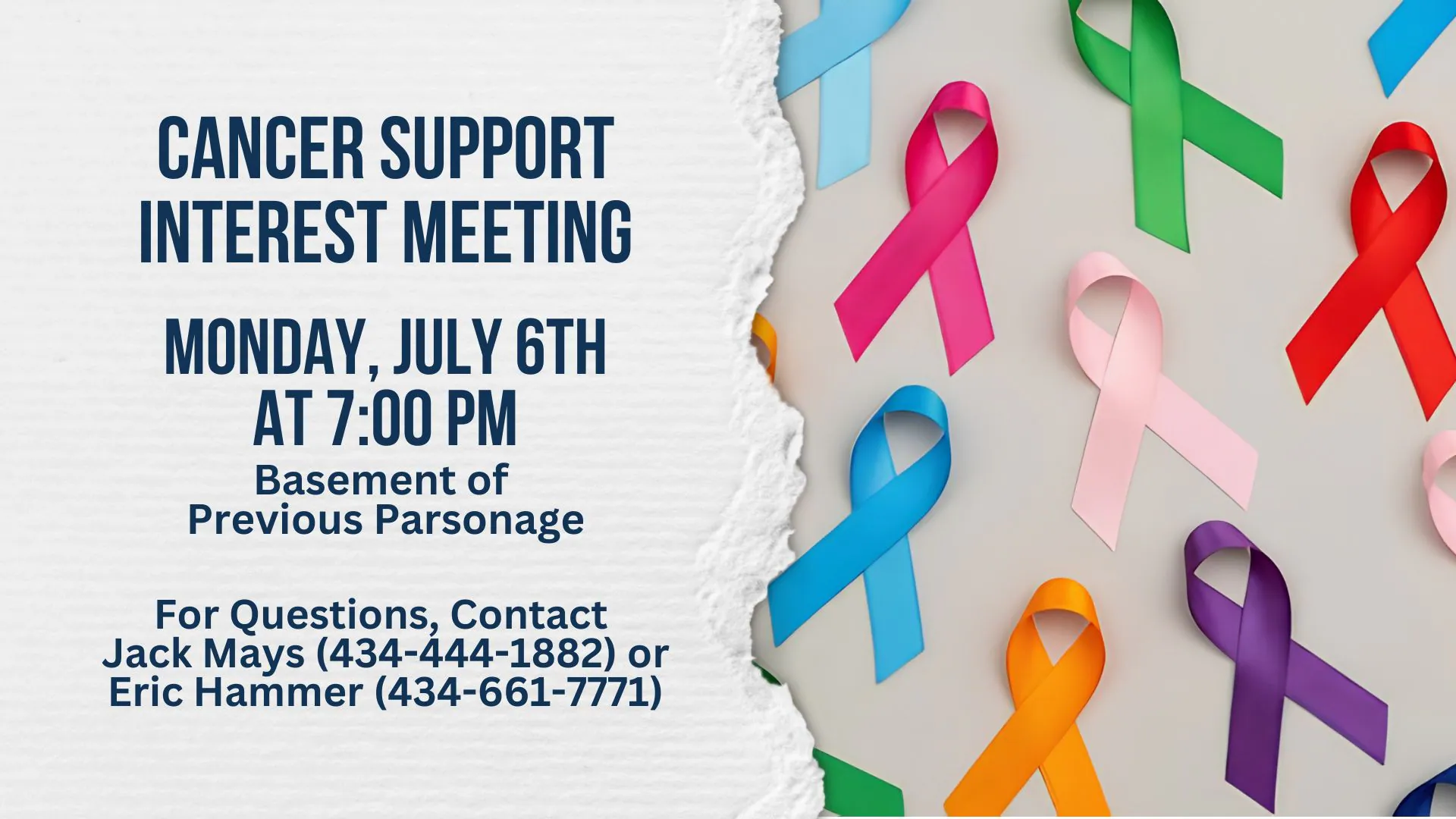 Cancer Support Group Slide-July