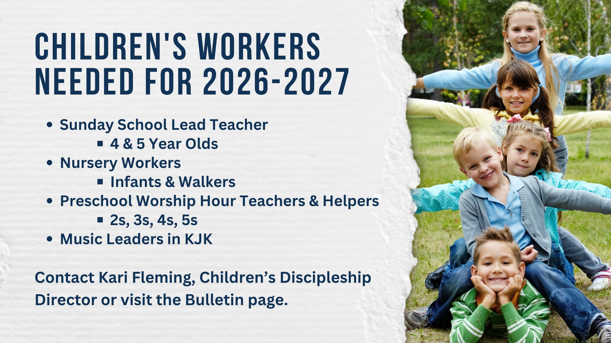 Children's Workers Needed_slide