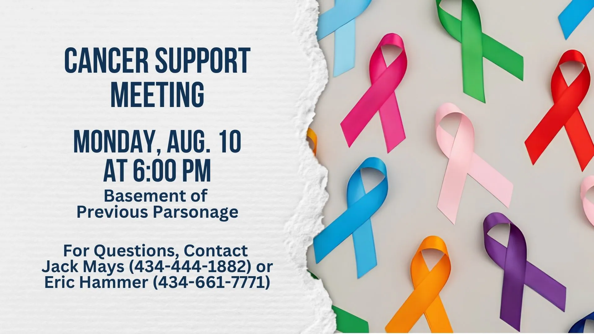 Cancer Support Group Slide-Aug