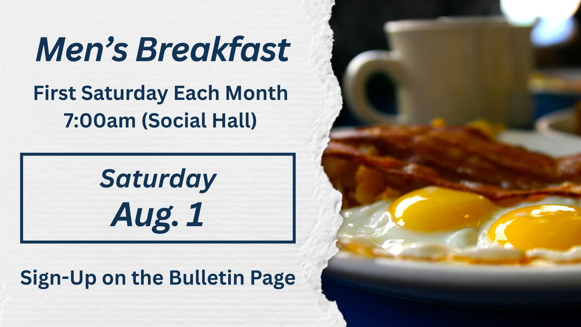 mens breakfast aug 1